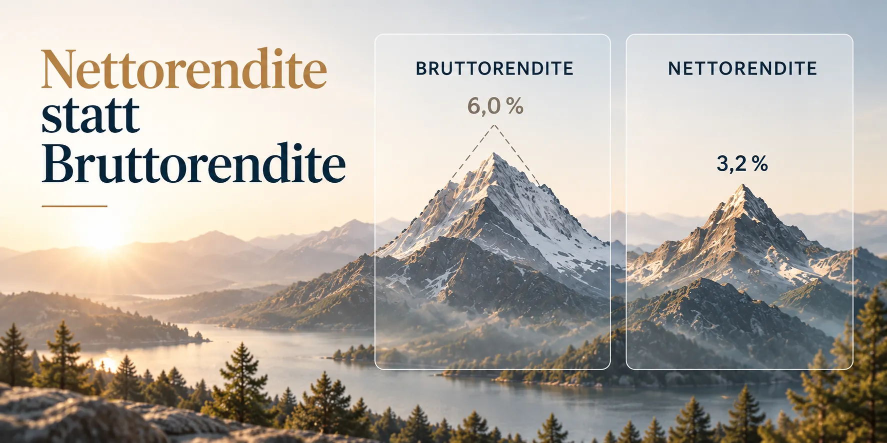 Nettorendite statt Bruttorendite